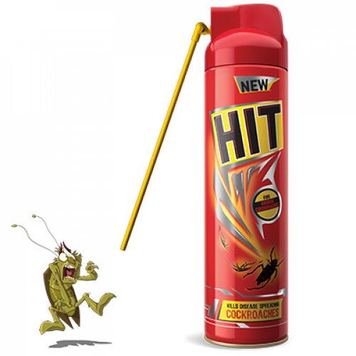Hit Kills Red Spray for cockroaches [ 200ml ] 